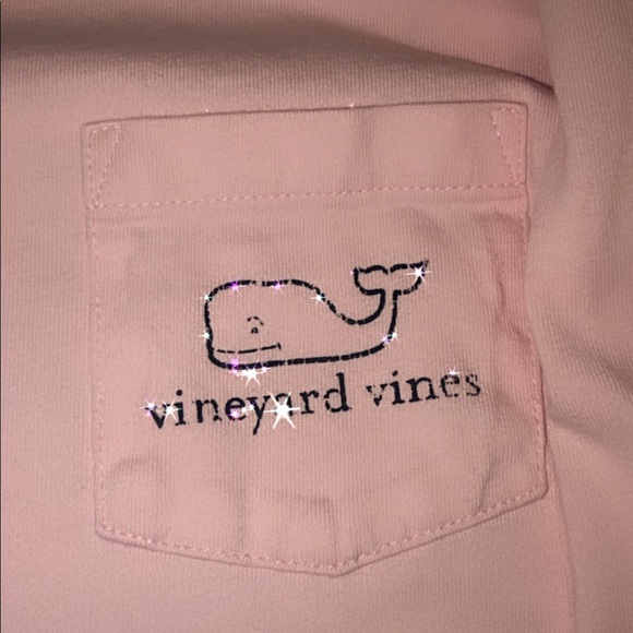 ✨pink and navy vineyard vines long sleeve✨ - Picture 3 of 5